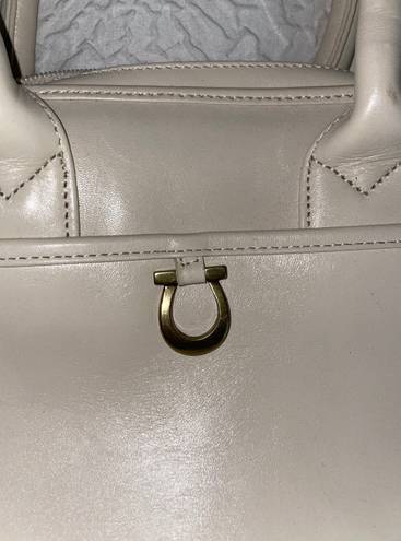 Etienne Aigner Vintage White Leather Purse 