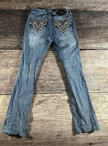 Miss Me  Mid Rise Boot Denim Jeans 25 x 30 MP5895B