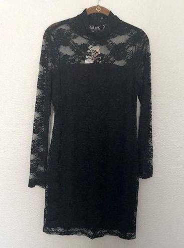 Karen Kane  Black Lace Mini Dress Bodycon NWT