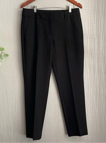 Loft  Curvy Slim Black Dress Pants Size 8