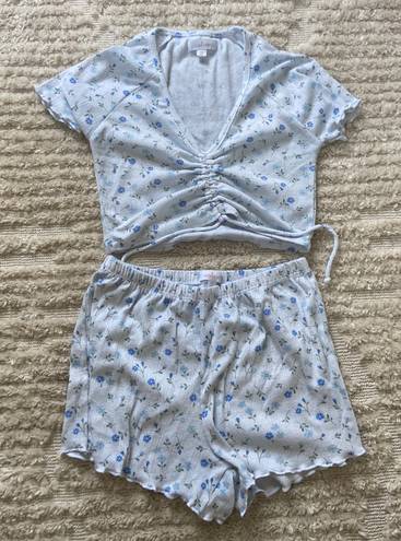 Floral PJ Set Multi Size XS