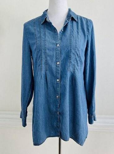 Est. 1946  Blue Lightweight Button Down Denim Shirt ~ Size Small