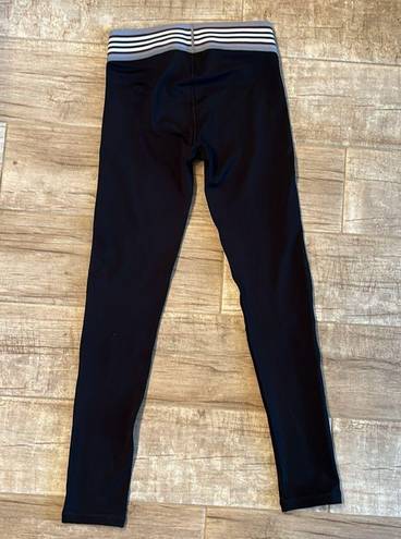 Aeropostale  black legging with thick striped waistband