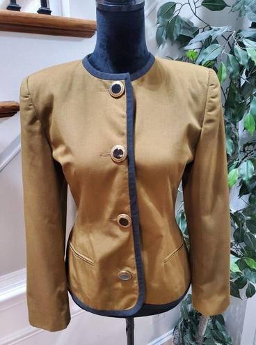 Oleg Cassini VTG  Women Polyester Single Breasted Long Sleeve Casual Jacket 8