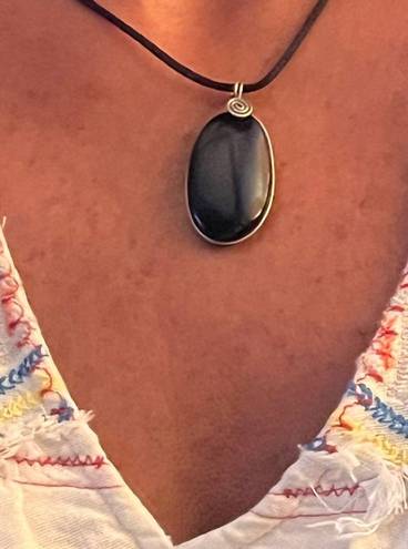 Onyx STONE pendant/ necklace