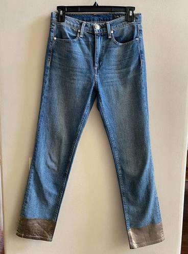 Rag and Bone  Dip-Dyed Ankle Jeans Size 25