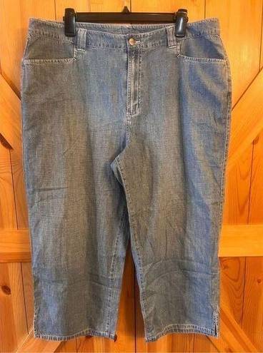 L.L.Bean  Women's Capri Jeans Size 18