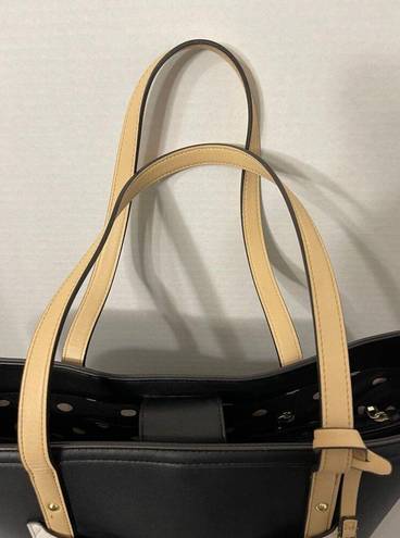 Anne Klein  Extra Large Black & White Tote