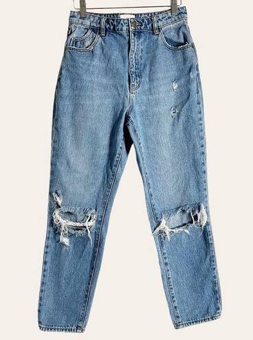 Rolla's Rolla’s Dusters High Rise Slim Distressed Denim Blue Jeans Size 28