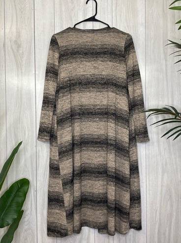 LuLaRoe  Ombre Heather Striped Sarah Duster Cardigan size S Small