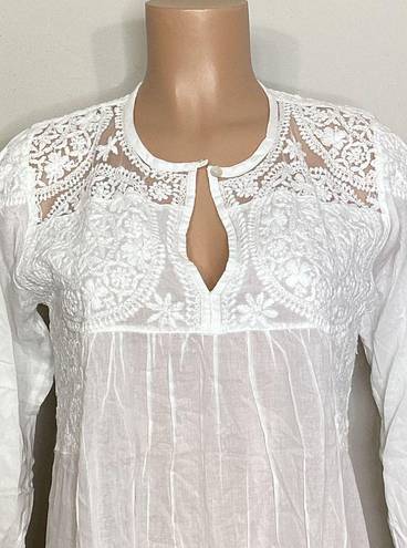 PilyQ New.  Water Lily White tunic. XS/S Regularly $134