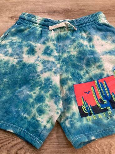 Krass&co Bowery Clothing . Tie-Dye Sweat Shorts Death Valley Arizona Print Size S