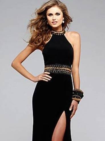 Faviana Black Prom Dress