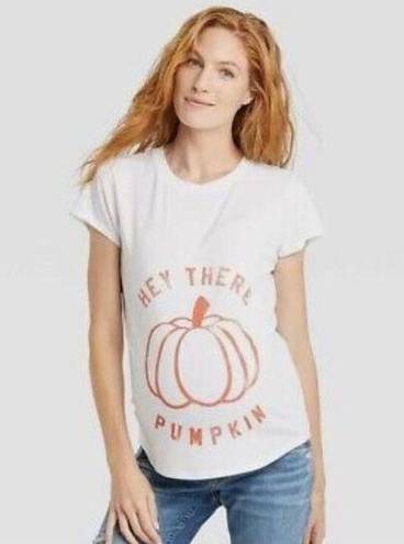 Isabel Maternity NWT Womens  Hey There Pumpkin Tee - Sz XL