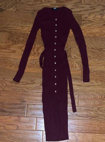 Hera Collection burgundy sweater dress