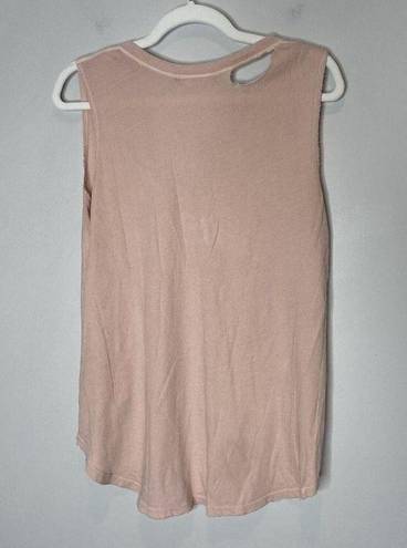 n:philanthropy  Cooper Distressed Dusty Pink Tank Top Size XS