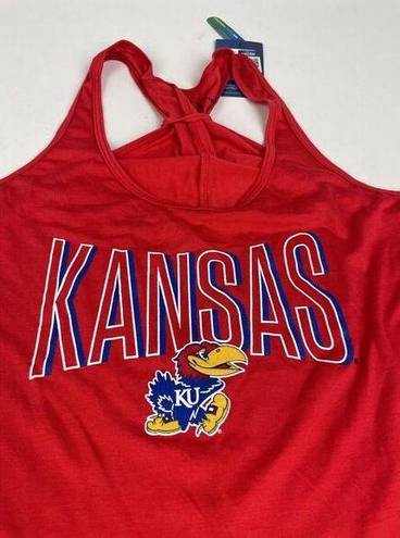 Champion Kansas University Jayhawks‎ KU  Red Medium M Classic Tank Top NEW NWT