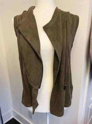 Ethereal Suede Moto Vest