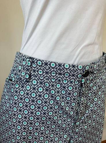 Krass&co Khakis &  womens geometric print Cropped pants size 16