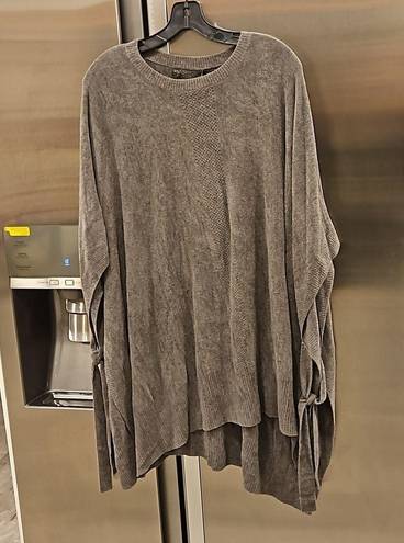 Barefoot Dreams 💕💕 Side-Tie Hi-Low Poncho ~ Olive Branch Small/Medium NWOT