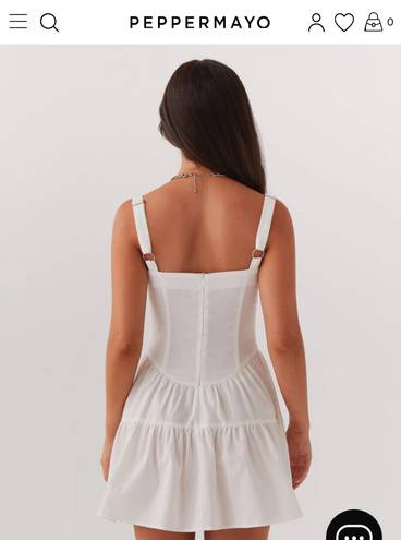 Peppermayo White Mini Dress