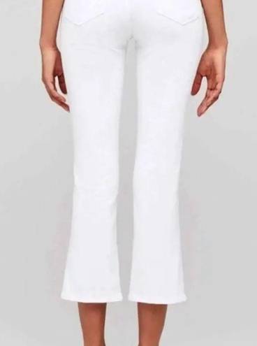 L'Agence NEW L’Agence Nadia High Rise Cropped Straight Blanc White Capri Jeans Size 27/2