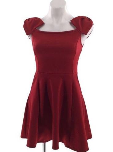 Kendall + Kylie  Big Bow Red Party Dress