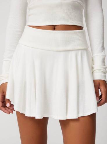 Urban Outfitters 2 Piece White Layered Knit Set 