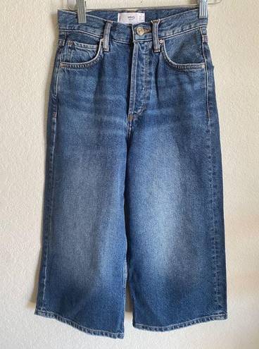 Mango  Denim High Waisted Bermuda Shorts Size 1