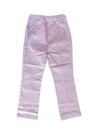 Hill House  The Claire Lavender Stretch Cotton Cropped Pants Size Small