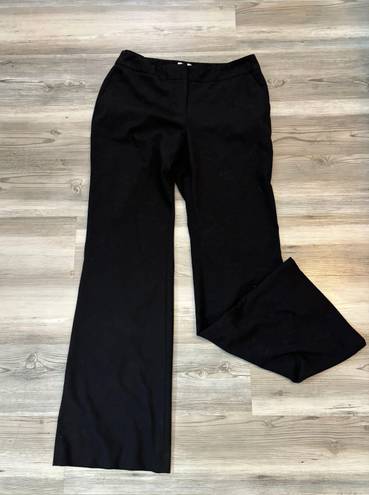 Laundry by Shelli Segal Laundry size 4 Black Wide Leg Dress Pants, no stretch, waist measurement is 14,inseam is 30