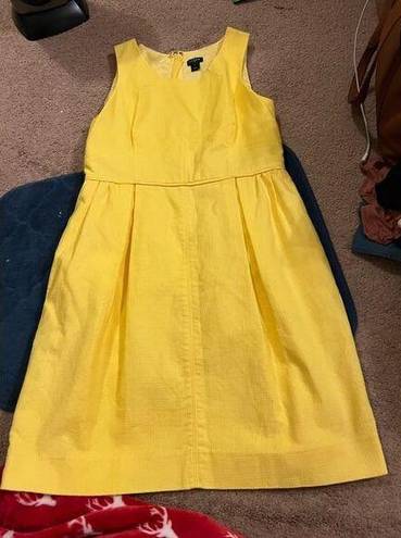 J.Crew  yellow dress 8