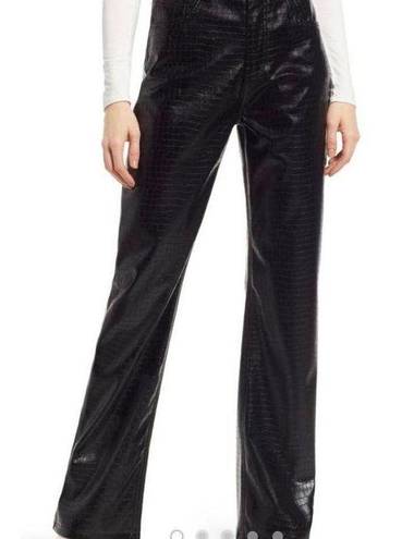 VERO MODA Leather Straight leg Pants