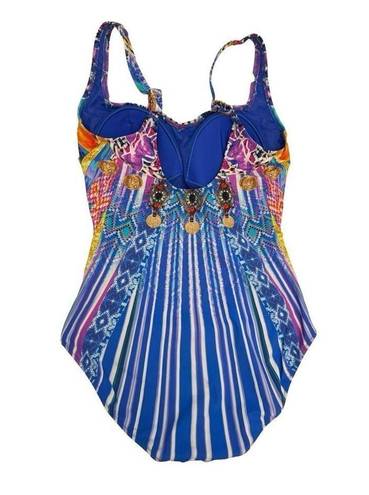 Gottex  Size 10 (M) Sarasana Bandeau One Piece Swimsuit Convertible Bathing Suit