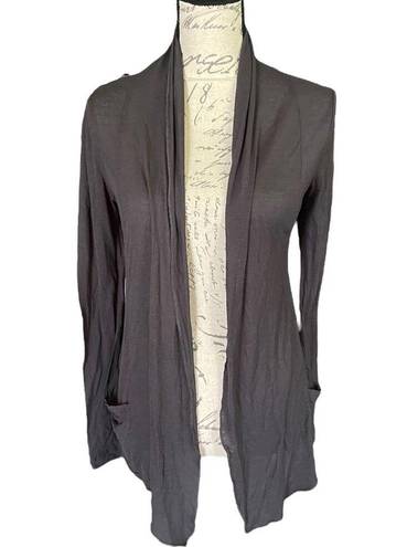 Zenana Outfitters  Dark Gray Lightweight Cardigan Size Large