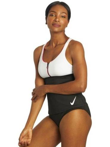 Nike NWT  Colorblock Racerback Tankini Top & Essential Full Bikini Bottom Medium