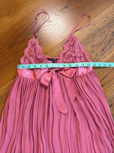 Victoria's Secret Victoria Secret Teddy Lingerie  Night Gown Tank Sexy Bow Pink Lace