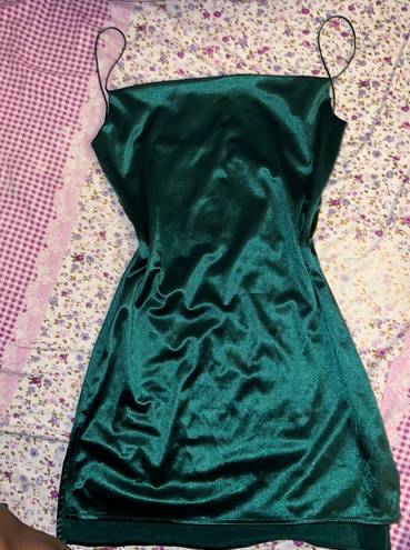 Zaful Emerald Green Slip Dress