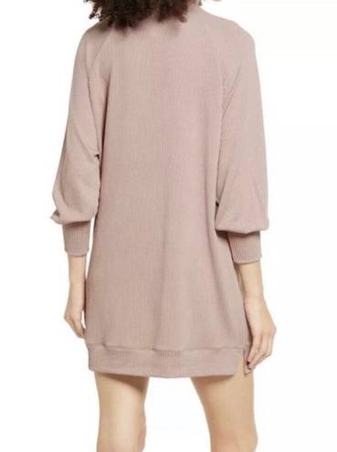 Socialite NWT  Mocha pleated Shift Dress