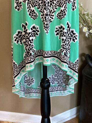 INC  international concepts size XS black and mint green tie behind neck