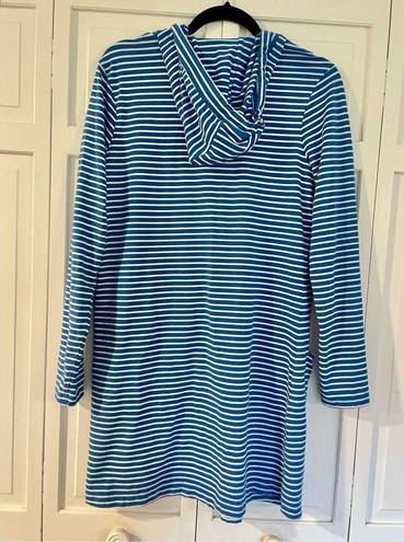 Catalina Coolibar UPF 50 striped  tunic coverup medium