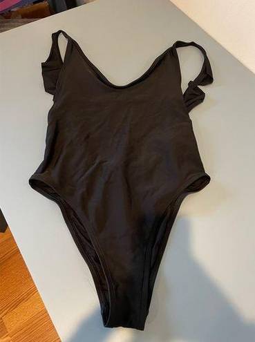 Aerie  womens one piece swimesuit black size S