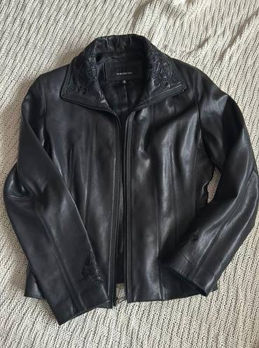 Vintage Leather Jacket Size M