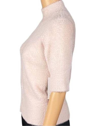 BAILEY 44 blush pink, ultra soft, stretchy mock-neck sweater. Small. NWT