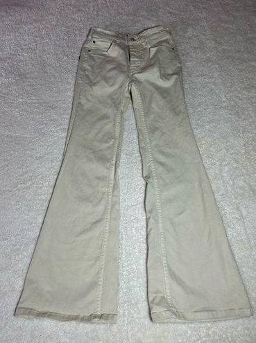 Pilcro  Beige Flare Jeans Size 25P