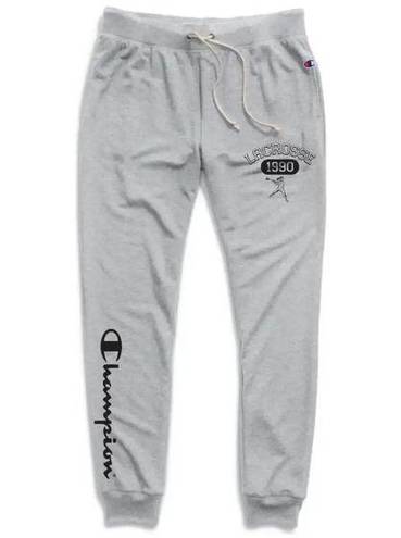 Champion  elastic waist cotton blend lacrosse logo jogger sweatpants women’s M