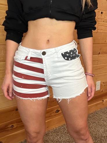Harper American Flag  shorts