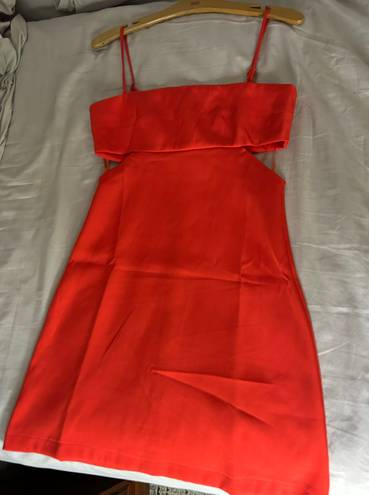 Emory park Red Cut Out Dress