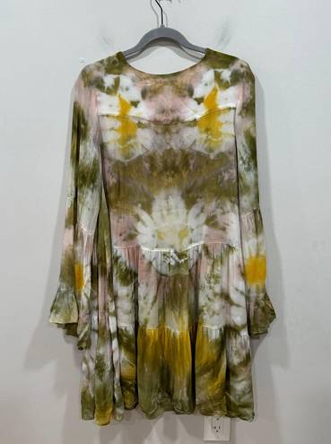 Young Fabulous and Broke  tie dye babydoll dress  Size Medium 