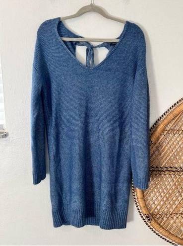 American Eagle blue long sleeve sweater dress size medium